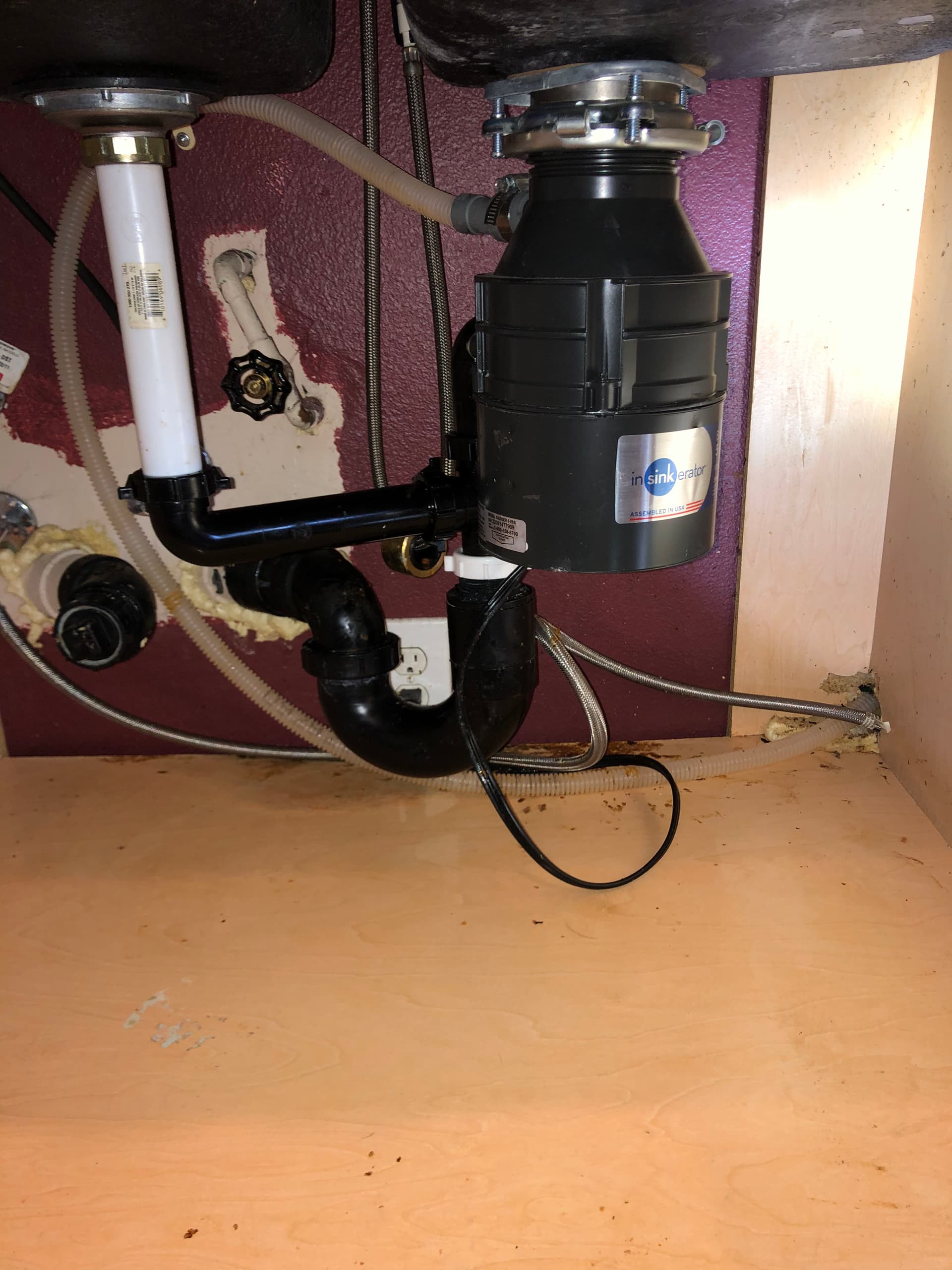 Kitchen Sink Drain Fix and Garbage Disposal Install in Beavercreek Oregon image
