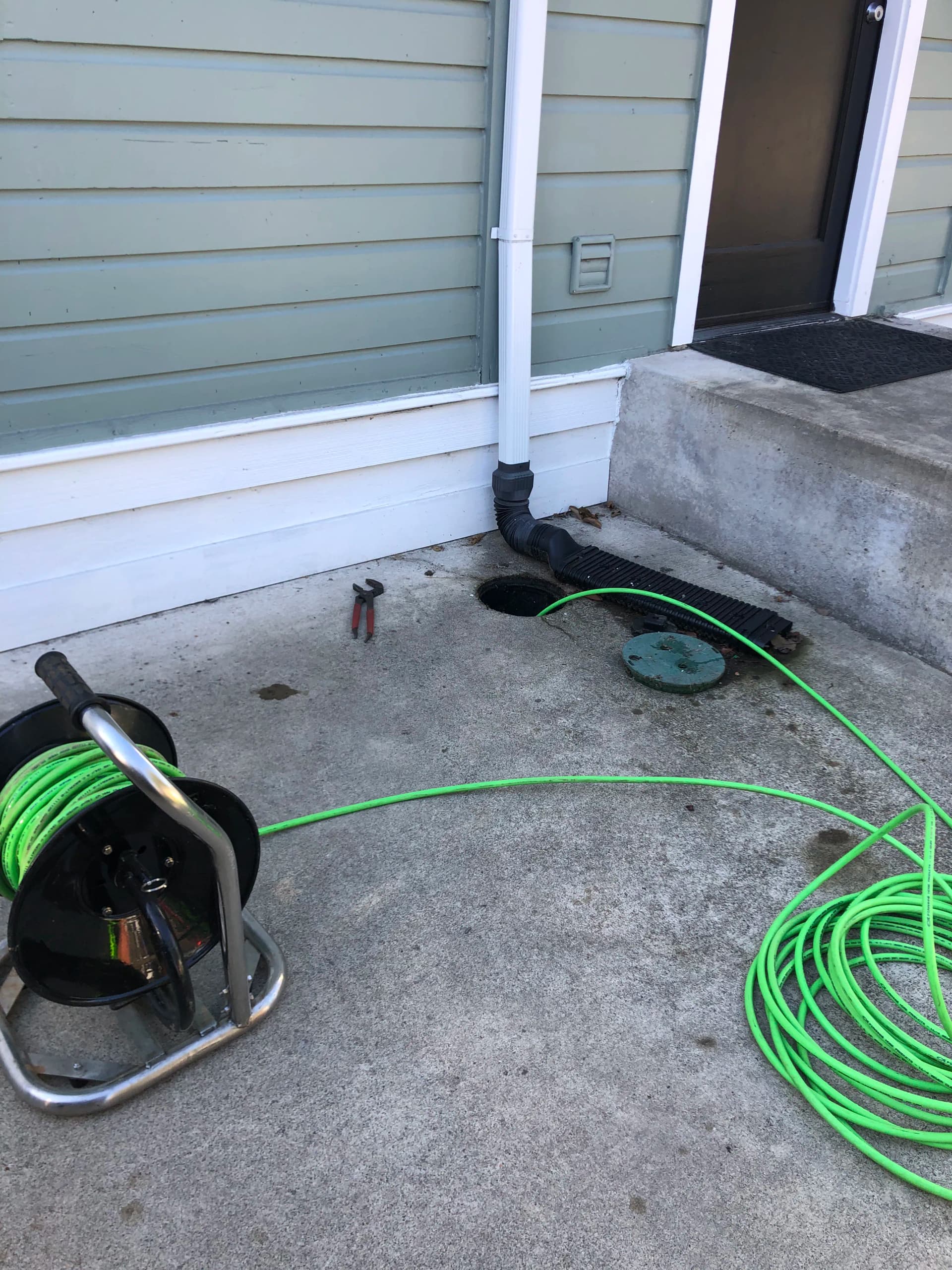 Hydro-Jet Drain Cleaning for Clogged Gutter Drains in Oregon City image